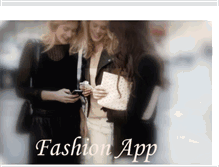 Tablet Screenshot of fashionapp.blogspot.com