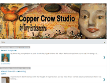 Tablet Screenshot of coppercrowstudio.blogspot.com