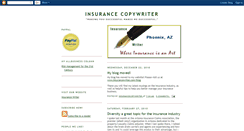 Desktop Screenshot of insurancecopywriter.blogspot.com
