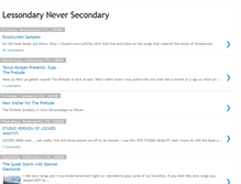 Tablet Screenshot of lessondaryradio.blogspot.com