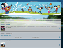 Tablet Screenshot of lagatineenmusique.blogspot.com