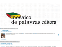 Tablet Screenshot of editoramosaicodepalavras.blogspot.com