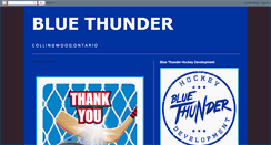 Desktop Screenshot of bluethunderhockey.blogspot.com