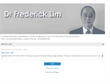 Tablet Screenshot of drfredlim.blogspot.com