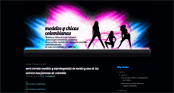 Desktop Screenshot of modelosychicascolombianas.blogspot.com