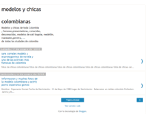 Tablet Screenshot of modelosychicascolombianas.blogspot.com