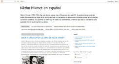 Desktop Screenshot of nazimhikmetpoesia.blogspot.com