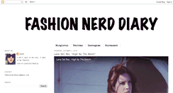 Desktop Screenshot of fashion-nerd-diary.blogspot.com