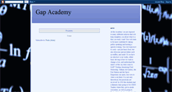 Desktop Screenshot of gapacademy.blogspot.com