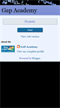 Mobile Screenshot of gapacademy.blogspot.com