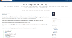 Desktop Screenshot of daycoder.blogspot.com