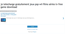 Tablet Screenshot of je-telecharge-gratuitement.blogspot.com