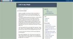 Desktop Screenshot of mylifeintheuae.blogspot.com