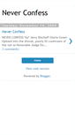 Mobile Screenshot of neverconfess.blogspot.com