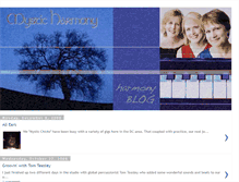 Tablet Screenshot of mysticharmony.blogspot.com