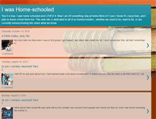 Tablet Screenshot of iwashomeschooled.blogspot.com