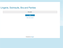 Tablet Screenshot of bikinithongbabes.blogspot.com
