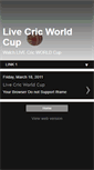 Mobile Screenshot of live-cricworldcup.blogspot.com
