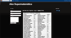 Desktop Screenshot of alexsupermatematica.blogspot.com