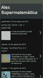 Mobile Screenshot of alexsupermatematica.blogspot.com