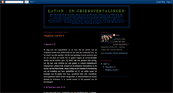 Desktop Screenshot of latijnengrieks.blogspot.com