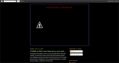 Desktop Screenshot of gingerlindsey.blogspot.com