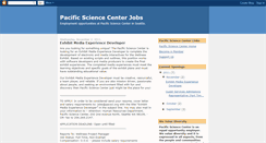 Desktop Screenshot of pacscijobs.blogspot.com