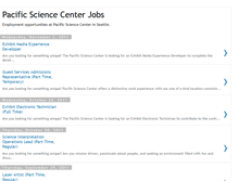 Tablet Screenshot of pacscijobs.blogspot.com