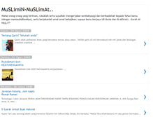 Tablet Screenshot of muslimin-muslimat.blogspot.com