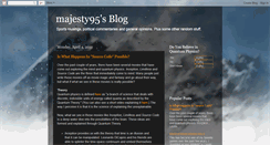Desktop Screenshot of majesty95.blogspot.com