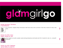 Tablet Screenshot of glamgirlgo.blogspot.com