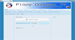 Desktop Screenshot of pinoyconnecttv.blogspot.com