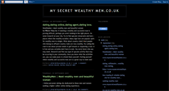 Desktop Screenshot of mysecretwealthymen.blogspot.com