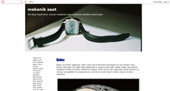Desktop Screenshot of mekaniksaat.blogspot.com