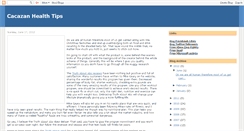 Desktop Screenshot of cacazan.blogspot.com