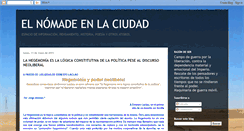 Desktop Screenshot of elnomadeenlaciudad.blogspot.com