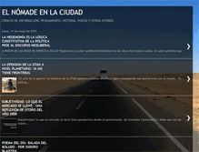 Tablet Screenshot of elnomadeenlaciudad.blogspot.com