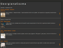 Tablet Screenshot of georgianacozma.blogspot.com