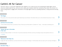 Tablet Screenshot of caitlinleach4kforcancer.blogspot.com