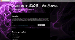 Desktop Screenshot of diariodeumidiota-e.blogspot.com