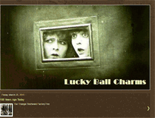 Tablet Screenshot of luckyballcharms.blogspot.com