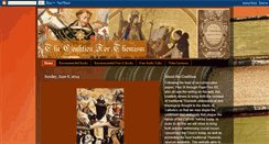 Desktop Screenshot of coalitionforthomism.blogspot.com