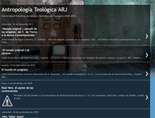 Tablet Screenshot of antropologateolgicaarj.blogspot.com