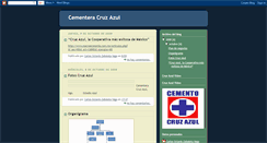 Desktop Screenshot of cemcruzazul.blogspot.com