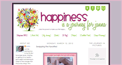 Desktop Screenshot of happinessisajourneyforjanna.blogspot.com