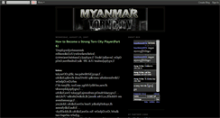 Desktop Screenshot of myanmartorncity.blogspot.com