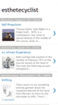 Mobile Screenshot of esthetecyclist.blogspot.com