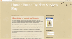 Desktop Screenshot of lintangbuanatourism.blogspot.com