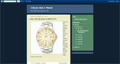 Desktop Screenshot of citizen-mens-watch.blogspot.com