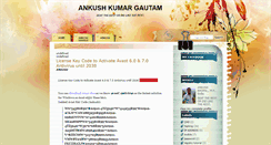 Desktop Screenshot of ankushkr.blogspot.com